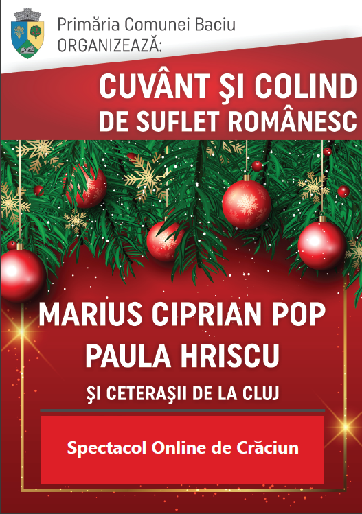 Concert de Colinde -  cu Marius Ciprian Pop